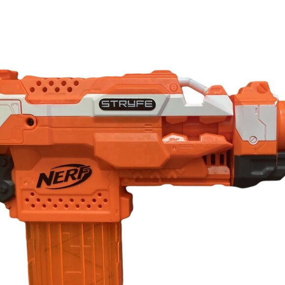 Nerf N-Strike Elite Stryfe Orange Battery Powered Motorized Blaster - Picture 5 of 7